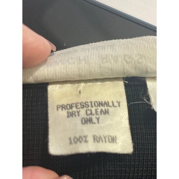 Brenda French for French Rags Size 1 Button Front Rayon Cardigan Sweater - Picture 8 of 8